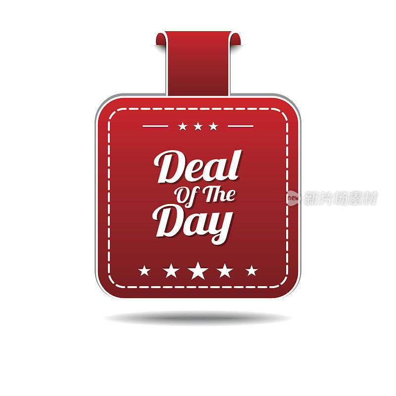 Deal Of The Day红色矢量图标设计